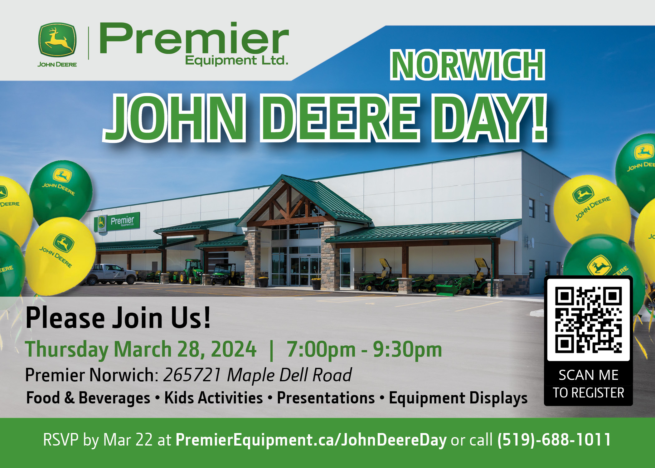 Norwich 2024 John Deere Day Premier Equipment